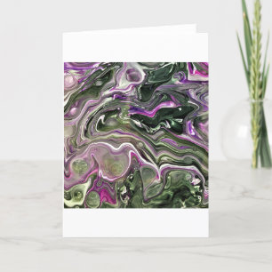 Cartão Abstrato Color Study 414, placa