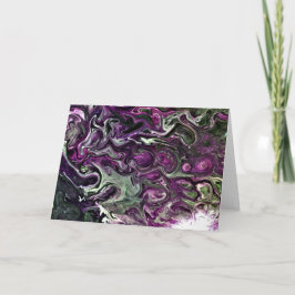 Cartão Abstrato Color Study 419.2, placa