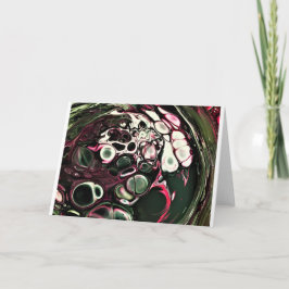 Cartão Abstrato Color Study 428, placa