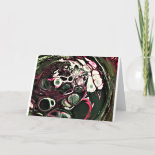 Cartão Abstrato Color Study 428, placa