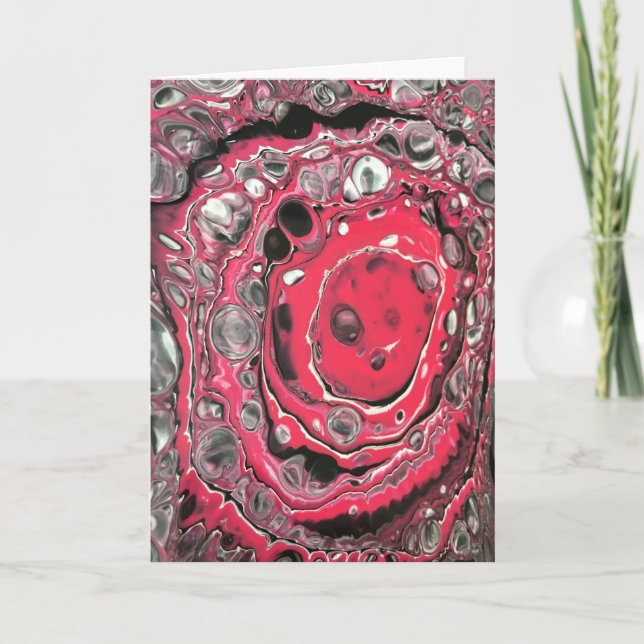 Cartão Abstrato Color Study 432, placa (Frente)