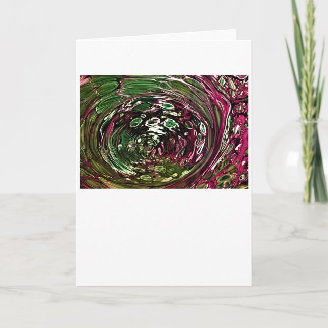 Cartão Abstrato Color Study 433, placa (Frente)