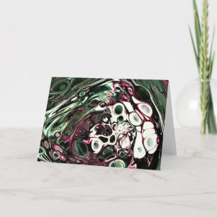 Cartão Abstrato Color Study 436, placa