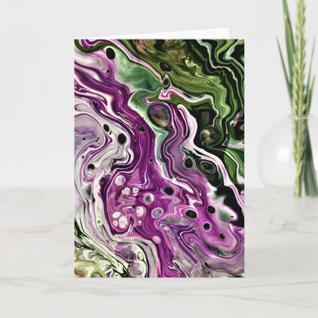 Cartão Abstrato Color Study 440, placa (Frente)