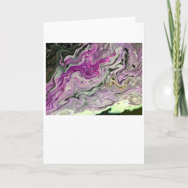 Cartão Abstrato Color Study 442, Card (Frente)