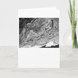 Cartão Abstrato Color Study 442 / Noir, Placa