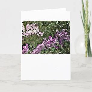 Cartão Abstrato Color Study 445, placa