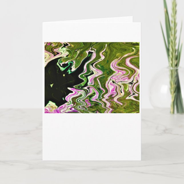 Cartão Abstrato Color Study 451, placa (Frente)