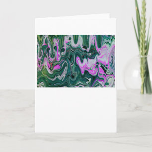 Cartão Abstrato Color Study 458, placa