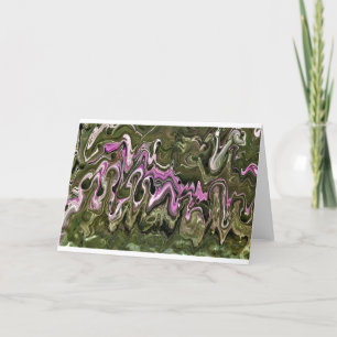 Cartão Abstrato Color Study 466, placa