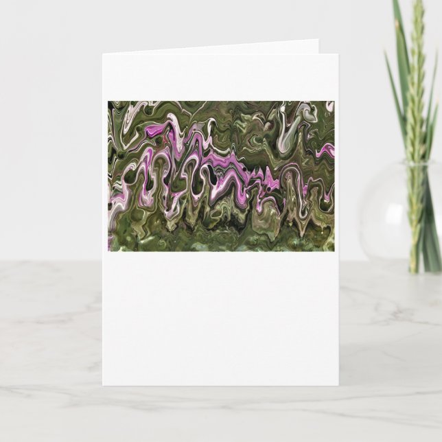 Cartão Abstrato Color Study 466, placa (Frente)