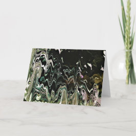 Cartão Abstrato Color Study 472, placa