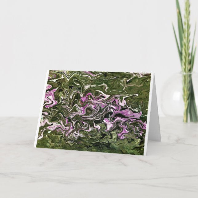 Cartão Abstrato Color Study 475, Card (Frente)