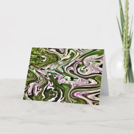 Cartão Abstrato Color Study 480, placa