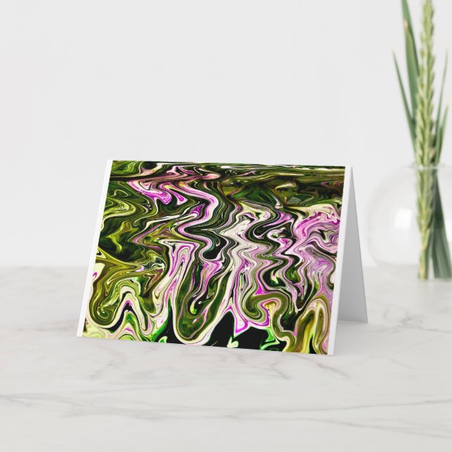 Cartão Abstrato Color Study 481, Card (Frente)