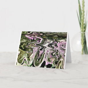 Cartão Abstrato Color Study 481, placa