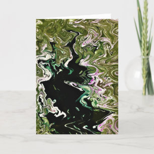 Cartão Abstrato Color Study 482, placa