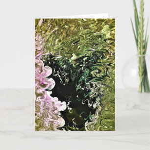 Cartão Abstrato Color Study 494, placa