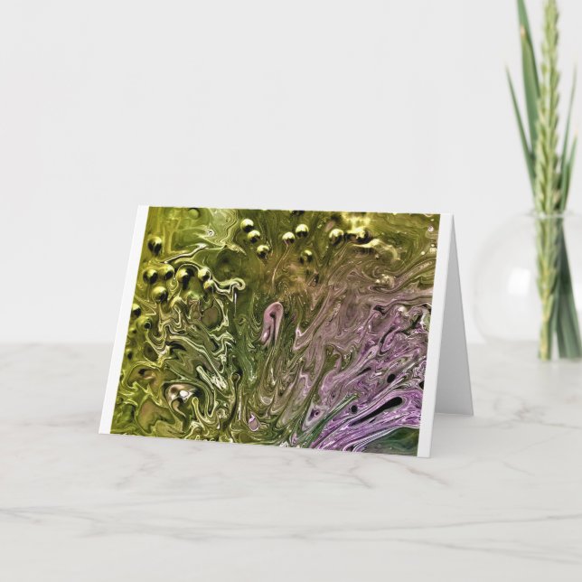 Cartão Abstrato Color Study 501, Card (Frente)