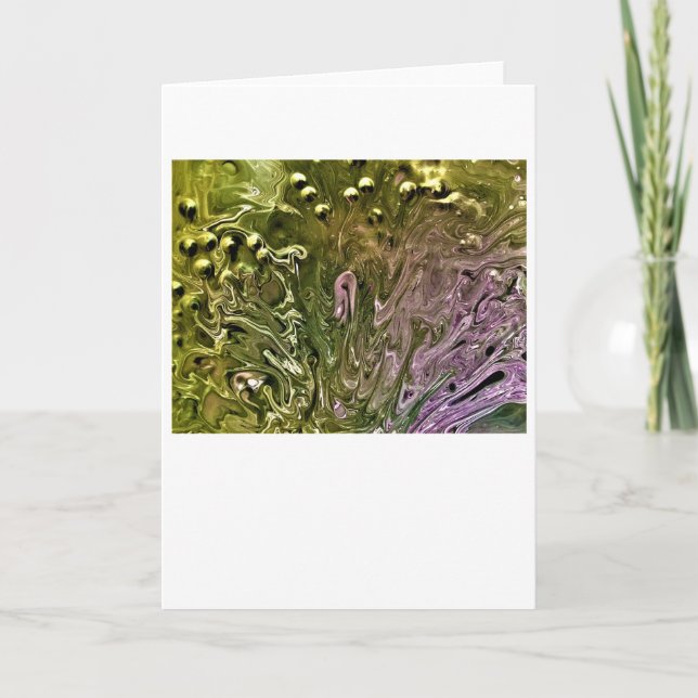 Cartão Abstrato Color Study 501, Card (Frente)