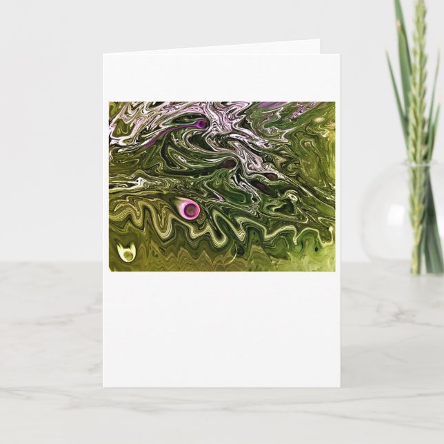 Cartão Abstrato Color Study 502, Card (Frente)