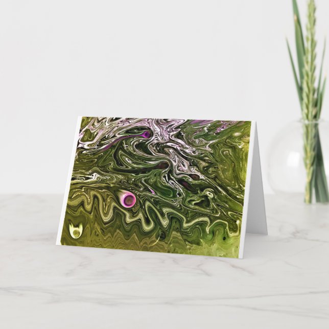 Cartão Abstrato Color Study 502, Card (Frente)