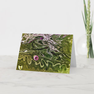 Cartão Abstrato Color Study 502, placa