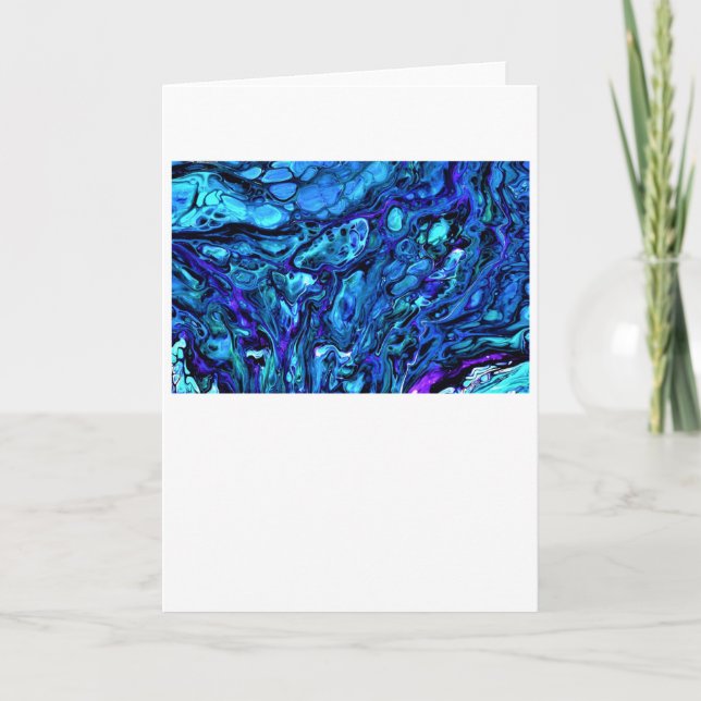 Cartão Abstrato Color Study 505, Card (Frente)