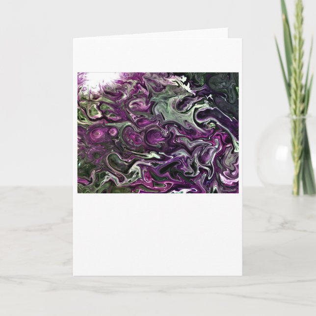 Cartão Abstrato Color Study 506, Card (Frente)