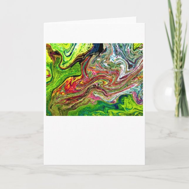 Cartão Abstrato Color Study 52, Card (Frente)