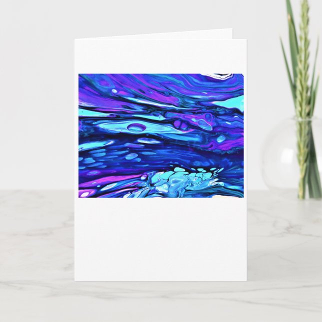 Cartão Abstrato Color Study 57, placa (Frente)