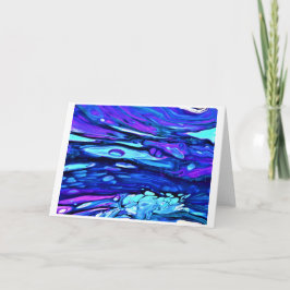 Cartão Abstrato Color Study 57, placa