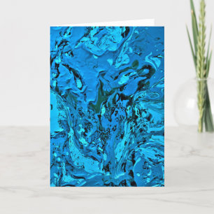 Cartão Abstrato Color Study 5, placa