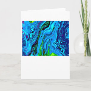 Cartão Abstrato Color Study 60, placa