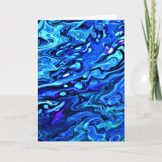 Cartão Abstrato Color Study 63, placa (Frente)