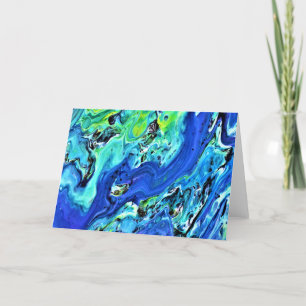 Cartão Abstrato Color Study 66, placa