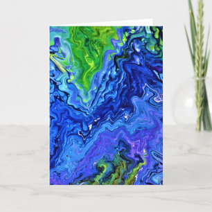 Cartão Abstrato Color Study 68, placa