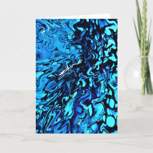 Cartão Abstrato Color Study 69, placa