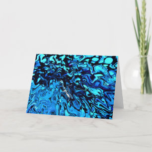 Cartão Abstrato Color Study 69, placa