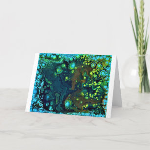 Cartão Abstrato Color Study 6, Card