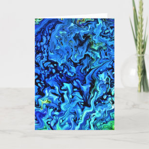 Cartão Abstrato Color Study 70, placa