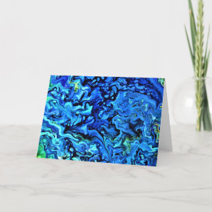 Cartão Abstrato Color Study 70, placa