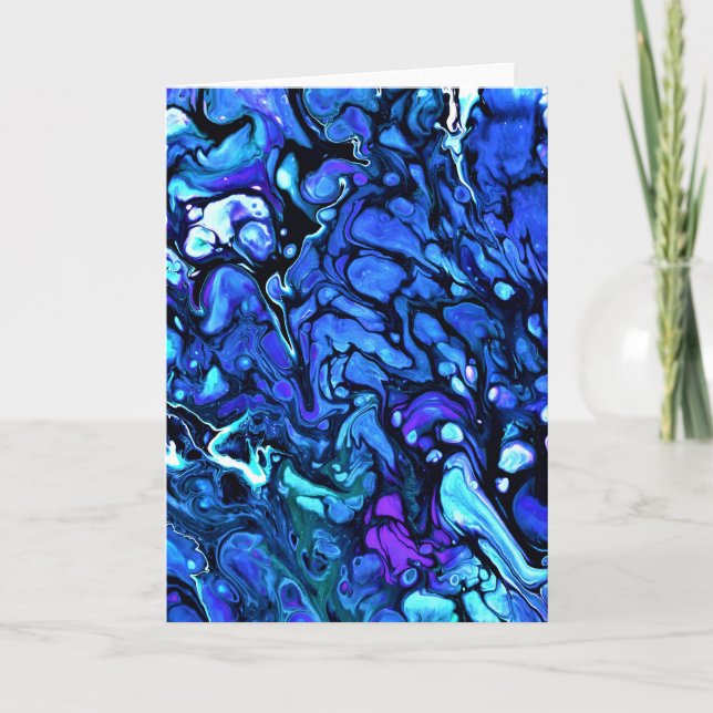 Cartão Abstrato Color Study 71, placa (Frente)