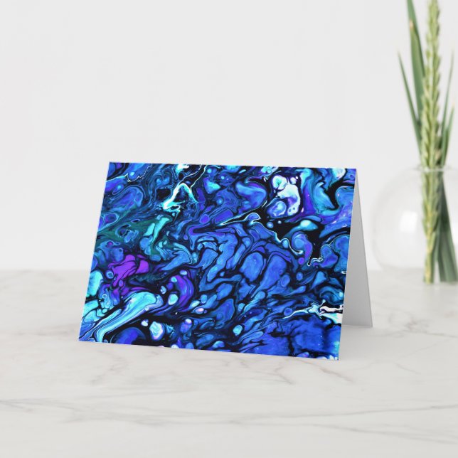 Cartão Abstrato Color Study 71, placa (Frente)