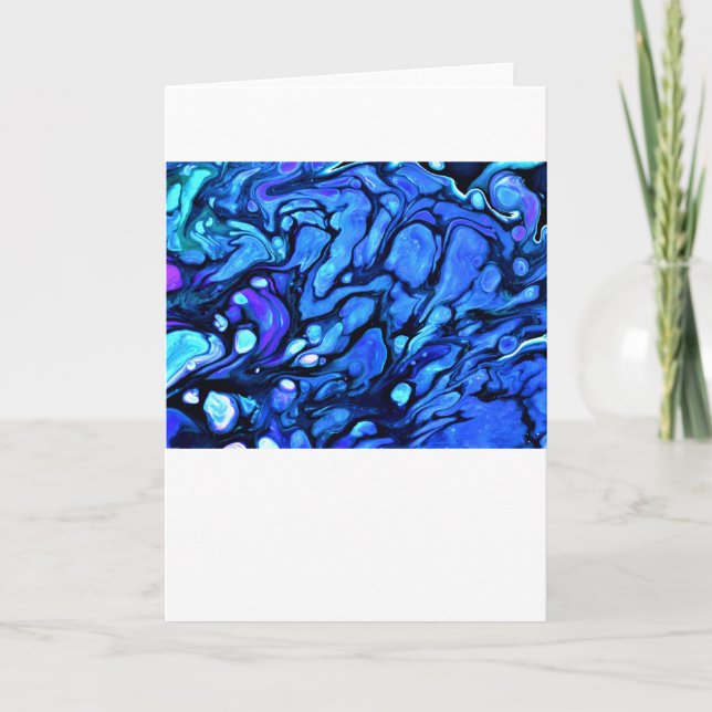 Cartão Abstrato Color Study 73, Card (Frente)