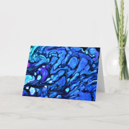 Cartão Abstrato Color Study 73, placa