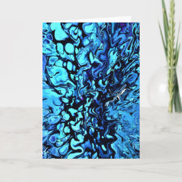 Cartão Abstrato Color Study 74, placa