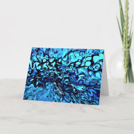 Cartão Abstrato Color Study 74, placa