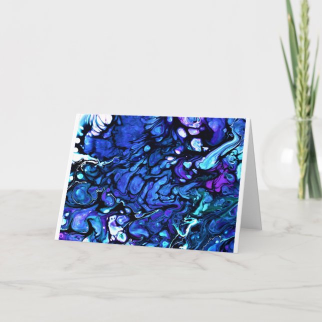 Cartão Abstrato Color Study 77, Card (Frente)