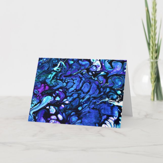 Cartão Abstrato Color Study 77, placa (Frente)